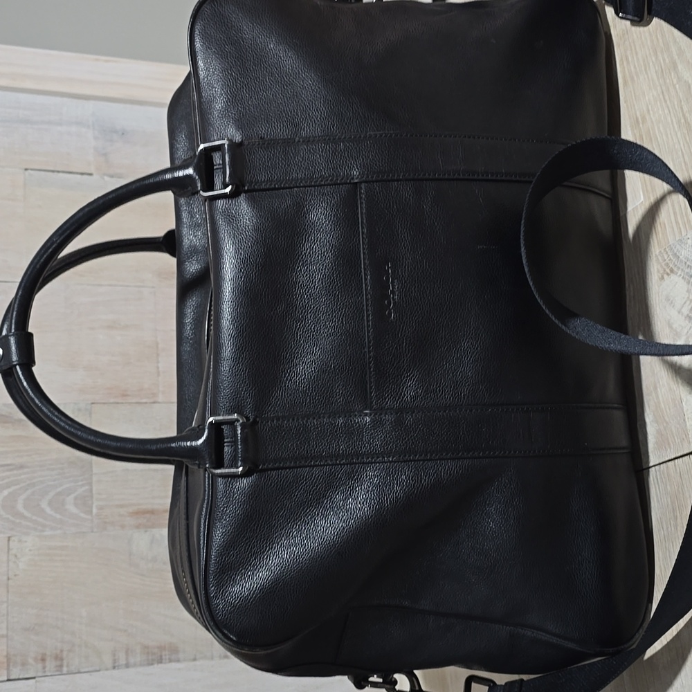Coach Leather "Overnight Bag" Messenger Bag/Briefcase/Laptop Bag